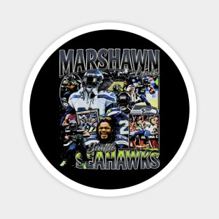 Marshawn Lynch Vintage Bootleg Magnet